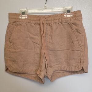 J. Crew Women's Drawstring Casual Shorts in Blush